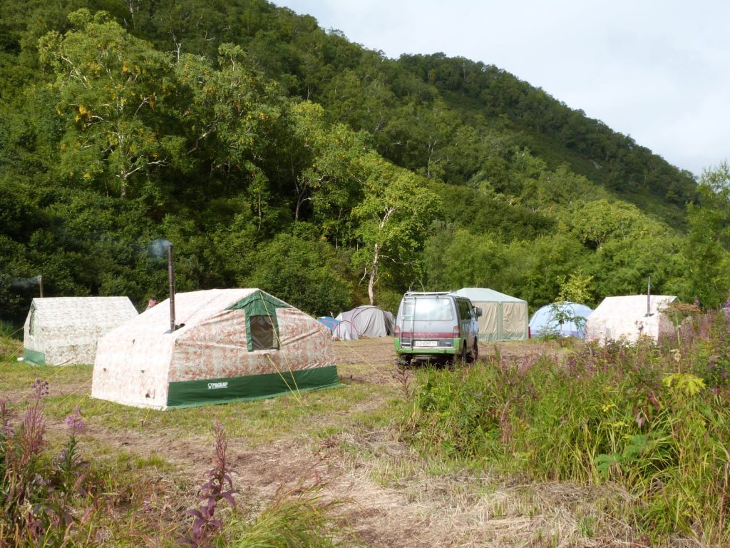 Kamchatka tent camp